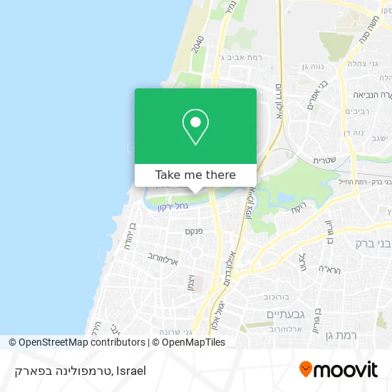 Карта טרמפולינה בפארק