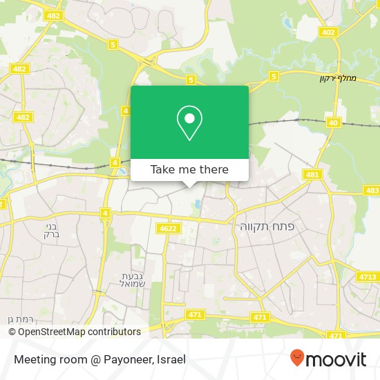 Meeting room @ Payoneer map