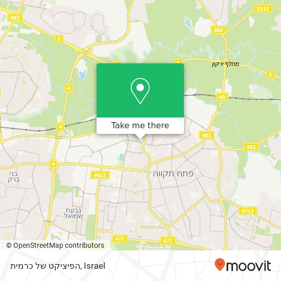 הפיציקט של כרמית map