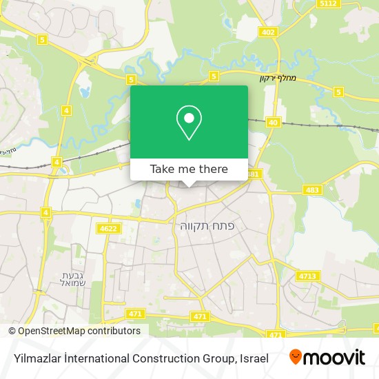 Yilmazlar İnternational Construction Group map