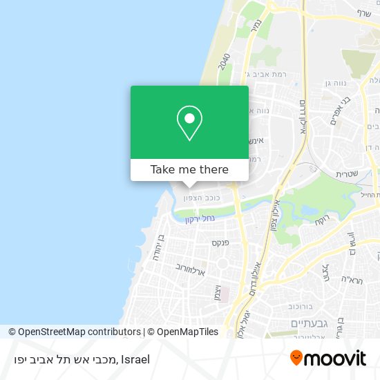 Карта מכבי אש תל אביב יפו