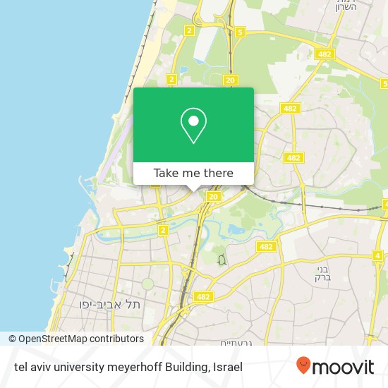 Карта tel aviv university meyerhoff Building