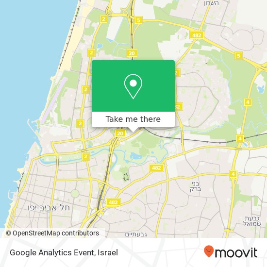 Google Analytics Event map