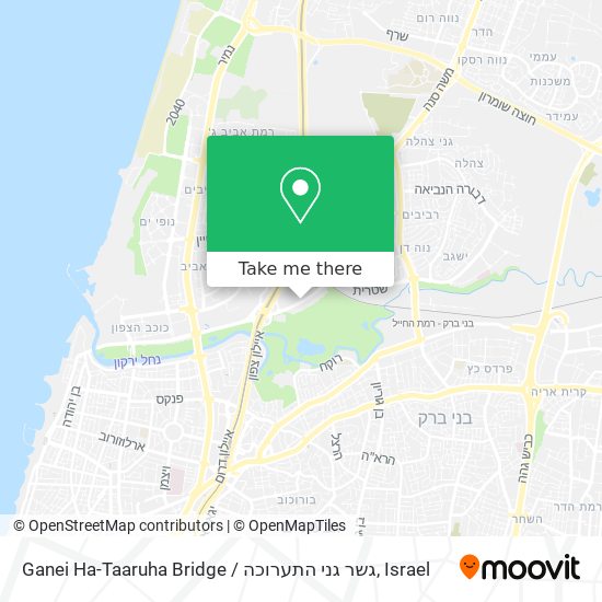 Ganei Ha-Taaruha Bridge / גשר גני התערוכה map