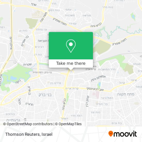 Карта Thomson Reuters