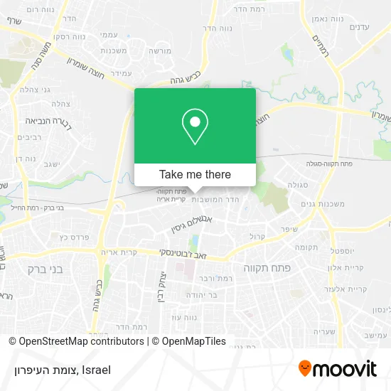 Карта צומת העיפרון