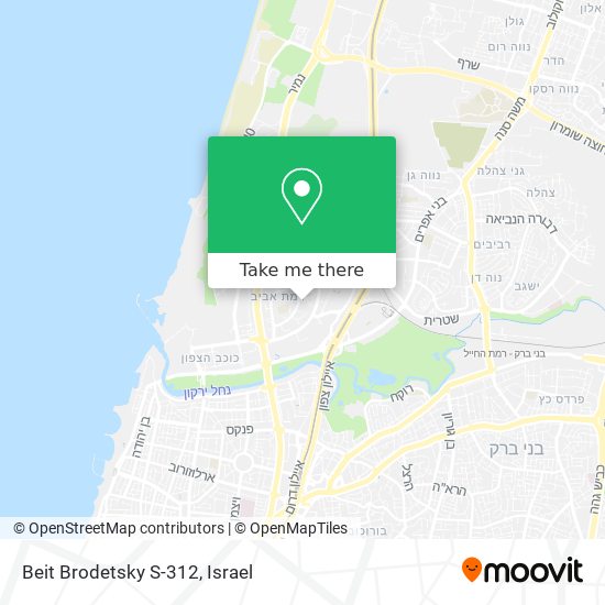 Карта Beit Brodetsky S-312