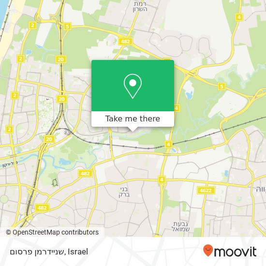 שניידרמן פרסום map