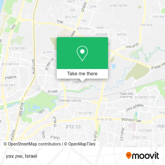 Карта שוק צפון