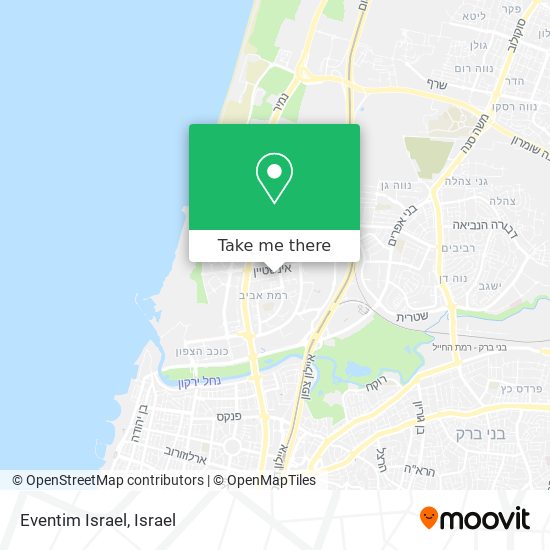 Eventim Israel map