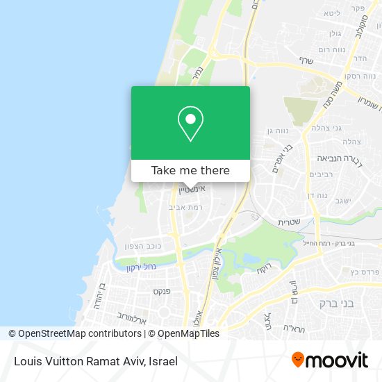 Louis Vuitton Ramat Aviv map
