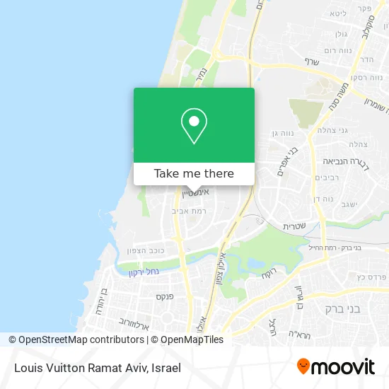 Карта Louis Vuitton Ramat Aviv