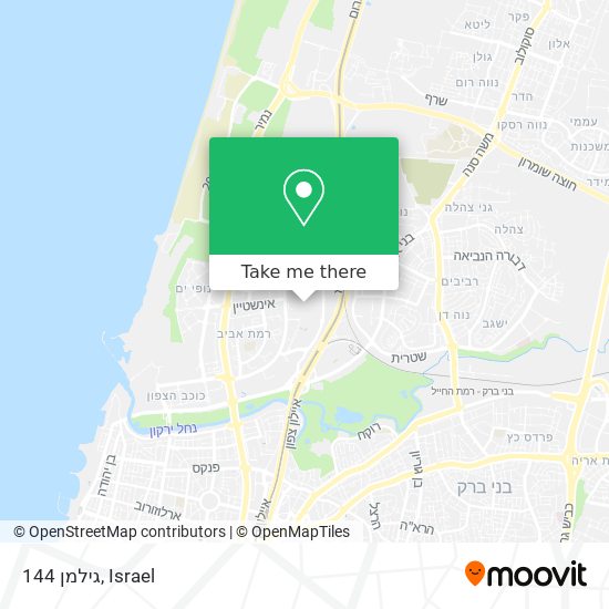 גילמן 144 map