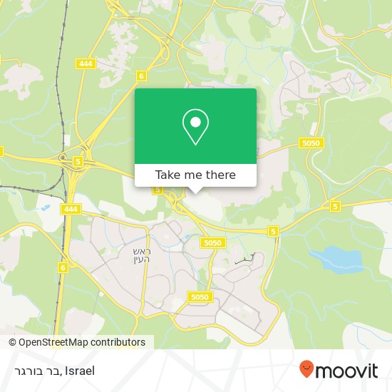 בר בורגר map