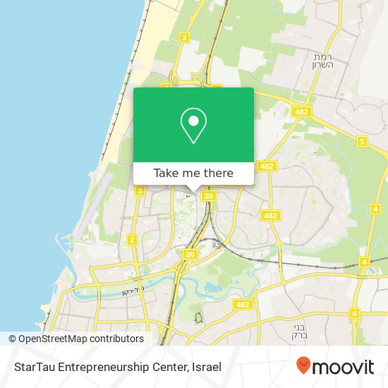 StarTau Entrepreneurship Center map