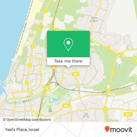 Yael's Place map