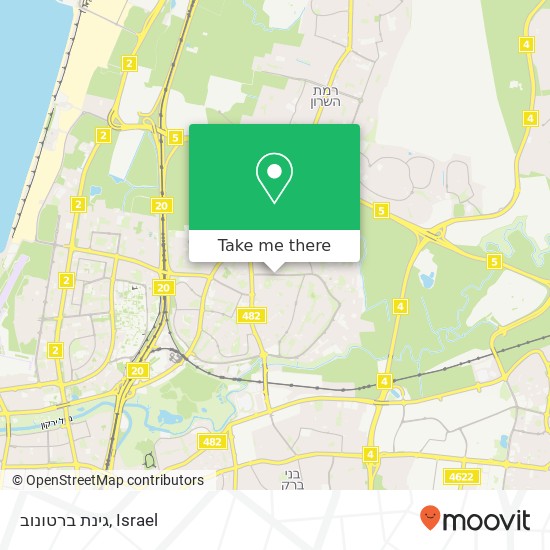 גינת ברטונוב map