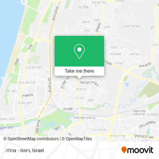 Карта רמות - צהלה
