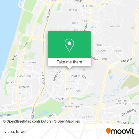 Карта צהלה