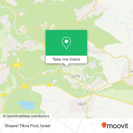 Карта Shaarei Tikva Pool