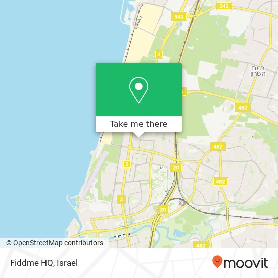 Fiddme HQ map
