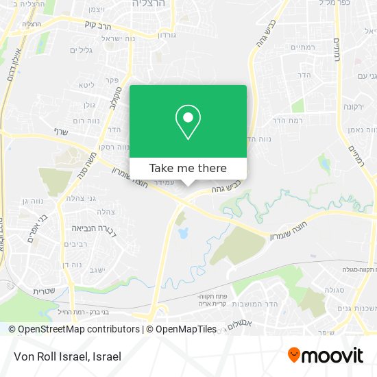 Von Roll Israel map