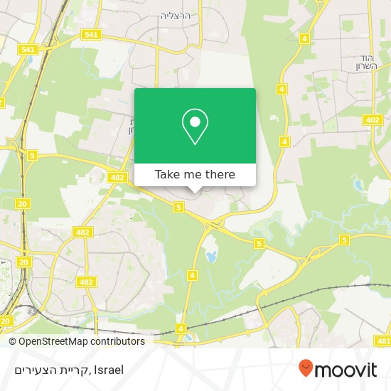 קריית הצעירים map