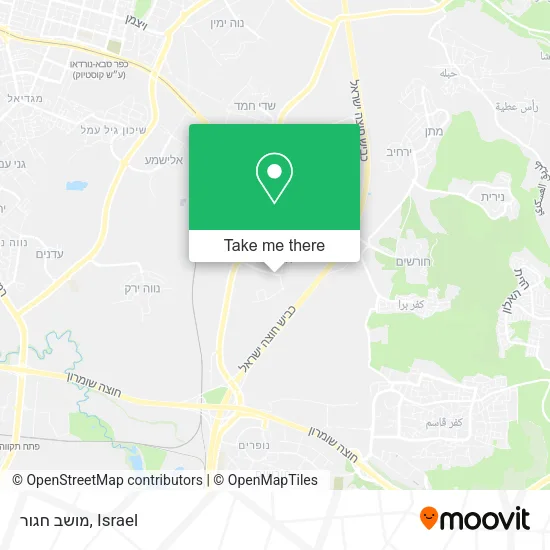 Карта מושב חגור