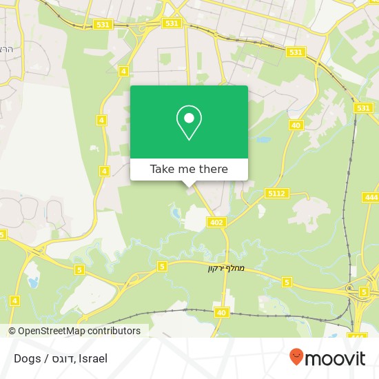 Dogs / דוגס map