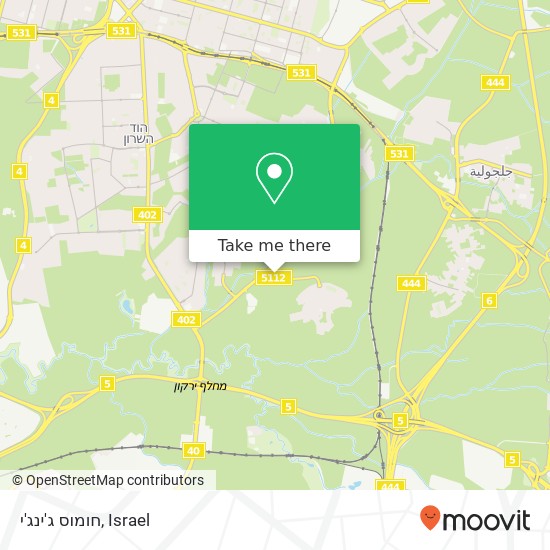 חומוס ג'ינג'י map