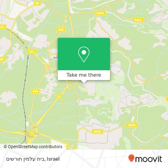 בית עלמין חורשים map