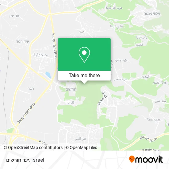 Карта יער חורשים