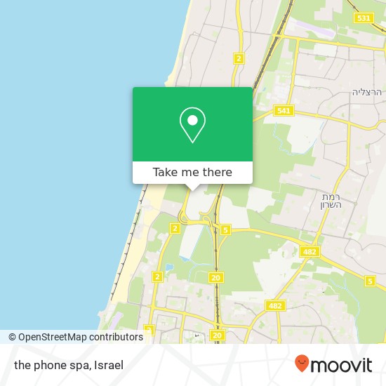 Карта the phone spa