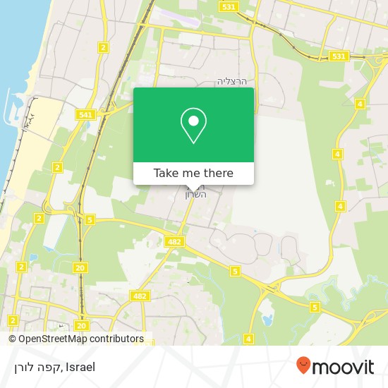 קפה לורן map