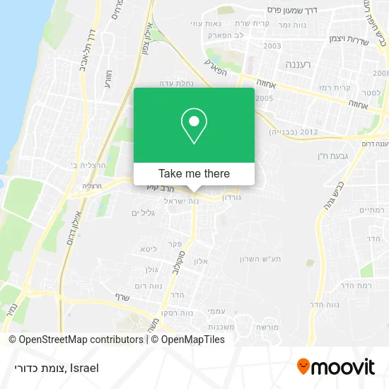 Карта צומת כדורי