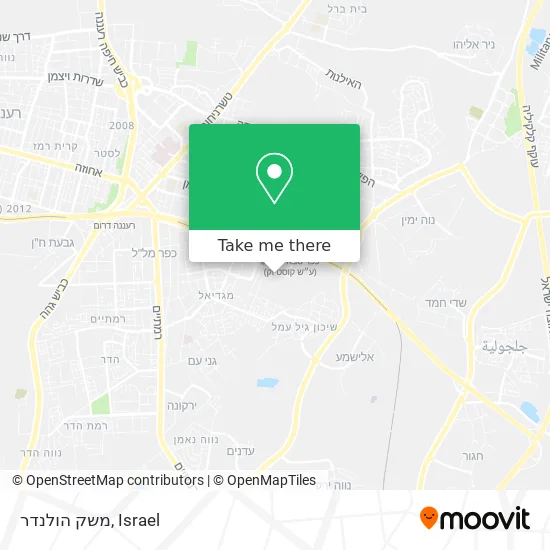 Карта משק הולנדר