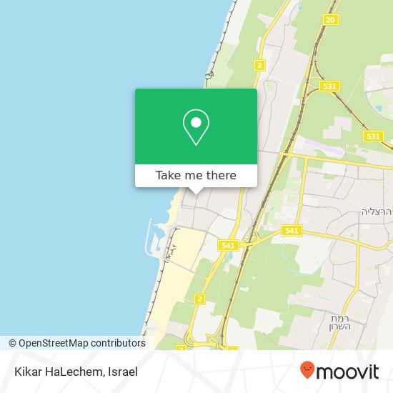 Карта Kikar HaLechem
