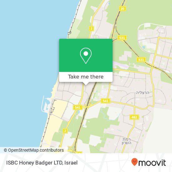 ISBC Honey Badger LTD map