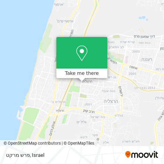 פרש מרקט map