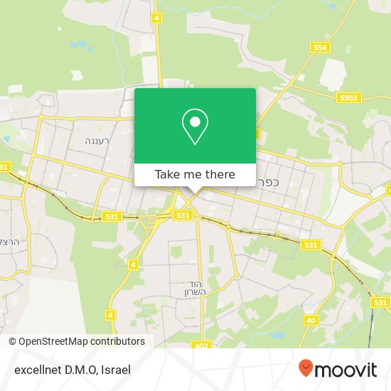 excellnet D.M.O map