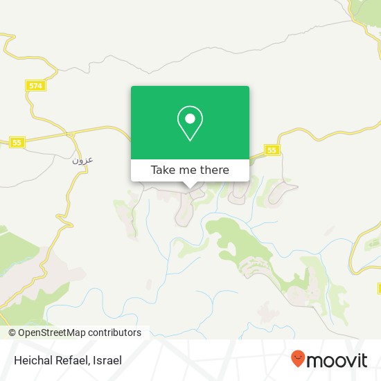 Карта Heichal Refael