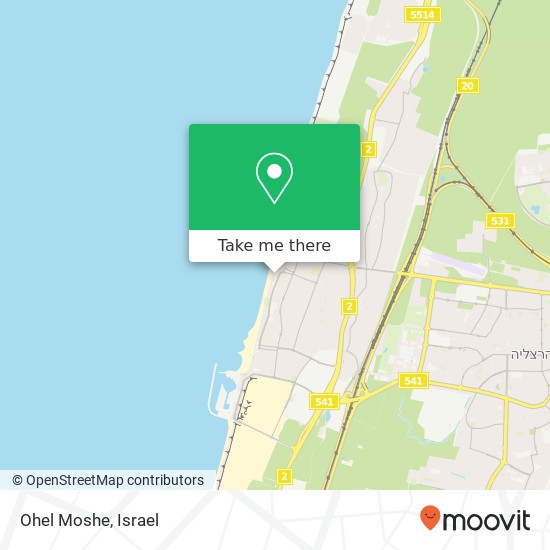 Ohel Moshe map