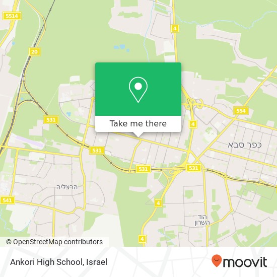 Ankori High School map