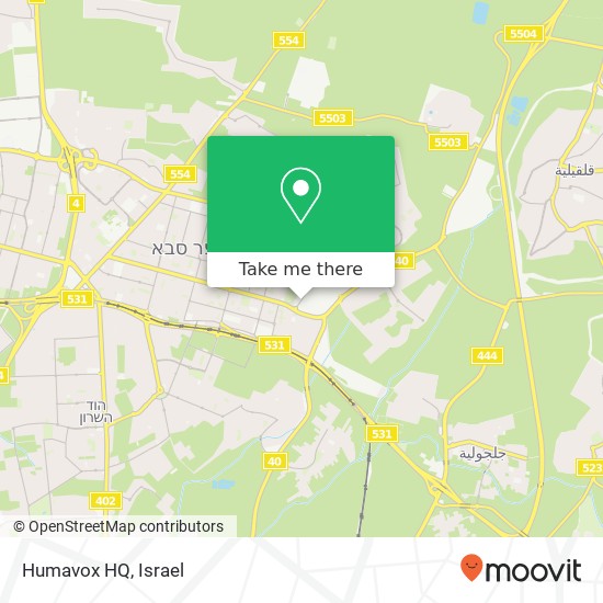 Humavox HQ map
