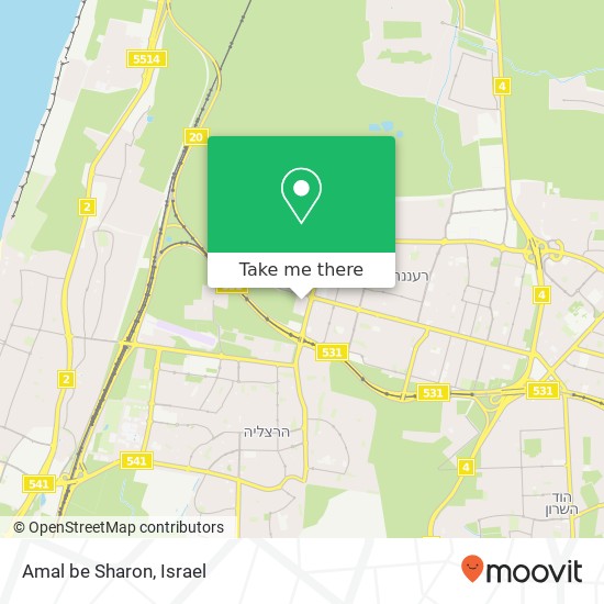Amal be Sharon map