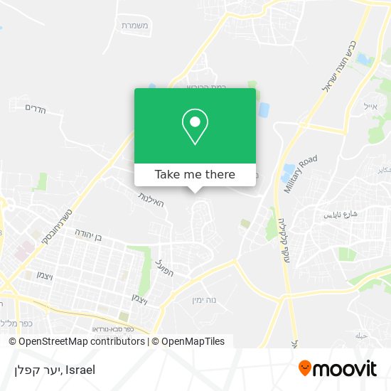 יער קפלן map