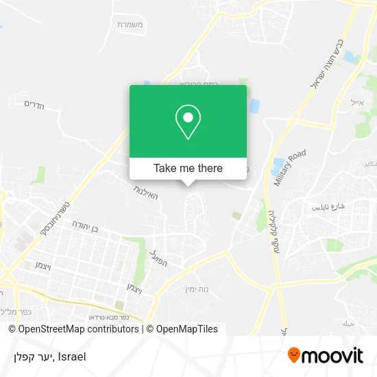 Карта יער קפלן