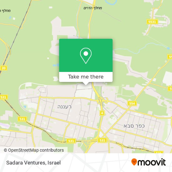 Sadara Ventures map