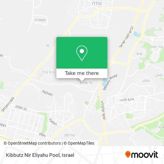 Карта Kibbutz Nir Eliyahu Pool