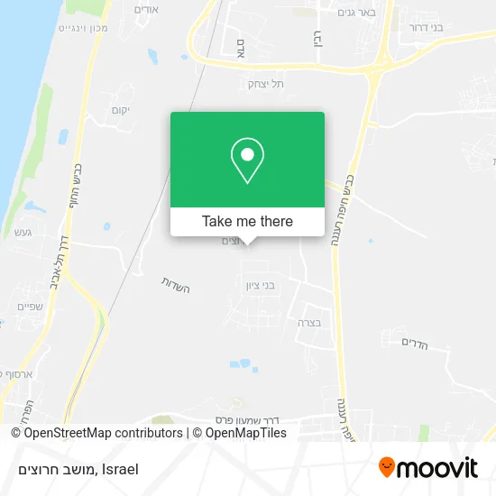 Карта מושב חרוצים